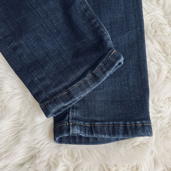 The Limited Skinny Jeans 12 L (31x31) Dark Wash Blue Denim Super Stretch Womens - Picture 9 of 10